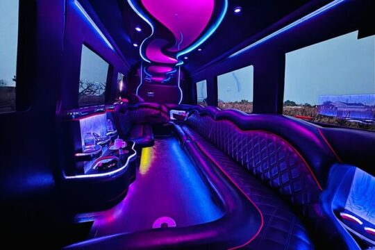 8hr | 14 Passenger Mercedes Limo Sprinter Bus